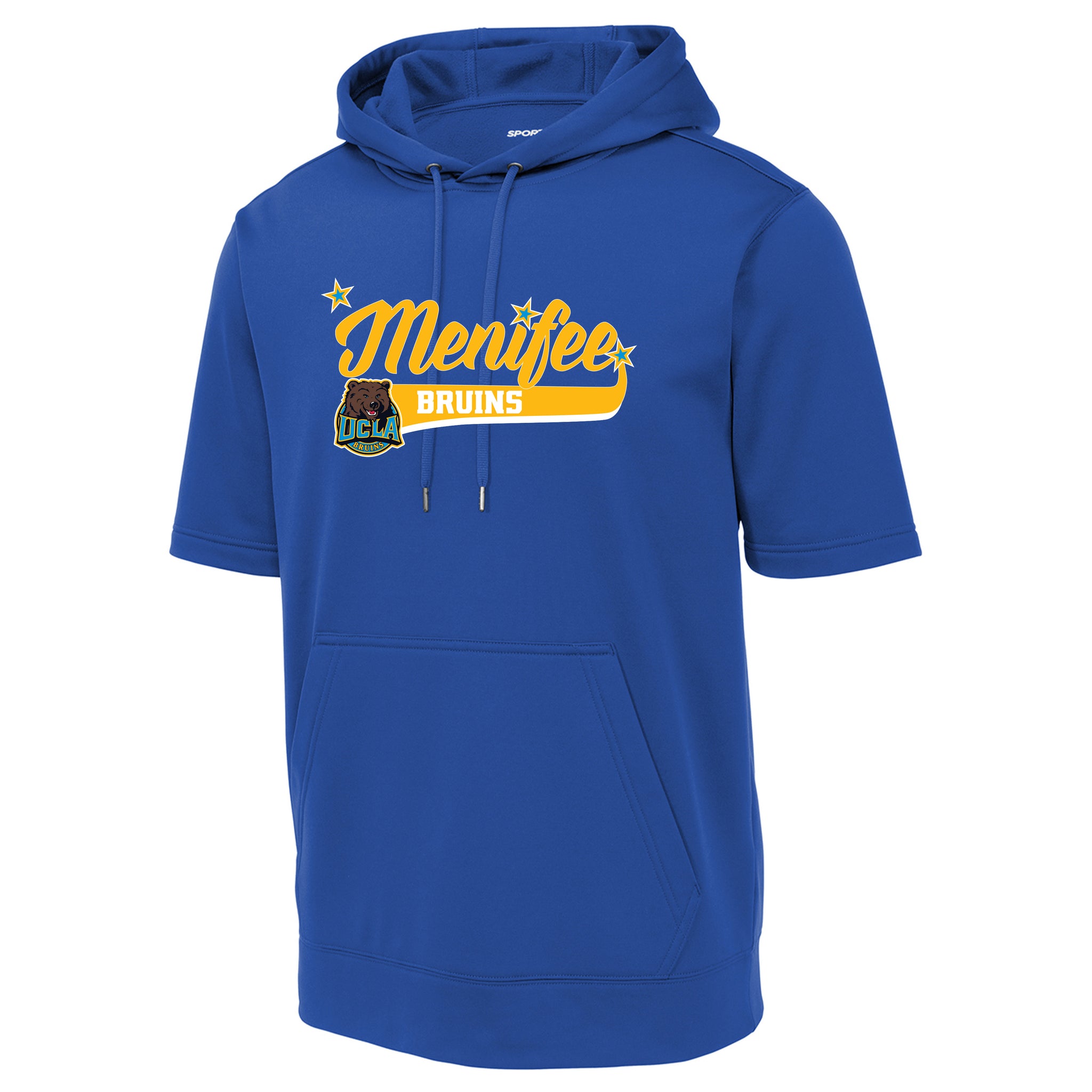 Menifee Bruins Fastpitch Sport-Tek ® Sport-Wick ® Fleece Short Sleeve Hooded Pullover