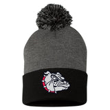 Bulldogs Sportsman 12" Pom-Pom Cuffed Beanie