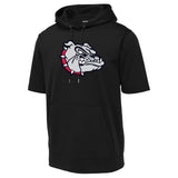 Bulldogs Sport-Tek ® Sport-Wick ® Fleece Short Sleeve Hooded Pullover