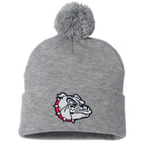 Bulldogs Sportsman 12" Pom-Pom Cuffed Beanie