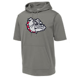 Bulldogs Sport-Tek ® Sport-Wick ® Fleece Short Sleeve Hooded Pullover