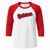 Bulldogs BELLA+CANVAS® Unisex 3/4-Sleeve Baseball Tee