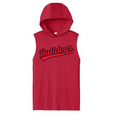 Bulldogs Mens/Boys Full Sublimation Sleeveless Hoodie