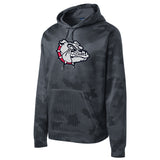 Bulldogs Sport-Tek® Sport-Wick® CamoHex Fleece Hooded Pullover