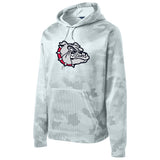 Bulldogs Sport-Tek® Sport-Wick® CamoHex Fleece Hooded Pullover