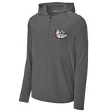 Bulldogs Sport-Tek® Sport-Wick® Stretch 1/2-Zip Hoodie
