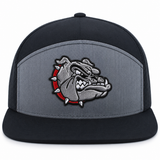 Bulldogs Pacific Headwear 6-Panel Trucker Snapback Hat