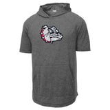 Bulldogsh Sport-Tek ® PosiCharge ® Tri-Blend Wicking Short Sleeve Hoodie