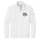 Bulldogs Nike Club Fleece Sleeve Swoosh 1/2-Zip