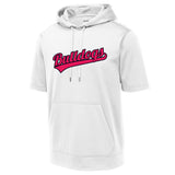 Bulldogs Sport-Tek ® Sport-Wick ® Fleece Short Sleeve Hooded Pullover