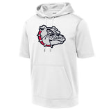 Bulldogs Sport-Tek ® Sport-Wick ® Fleece Short Sleeve Hooded Pullover