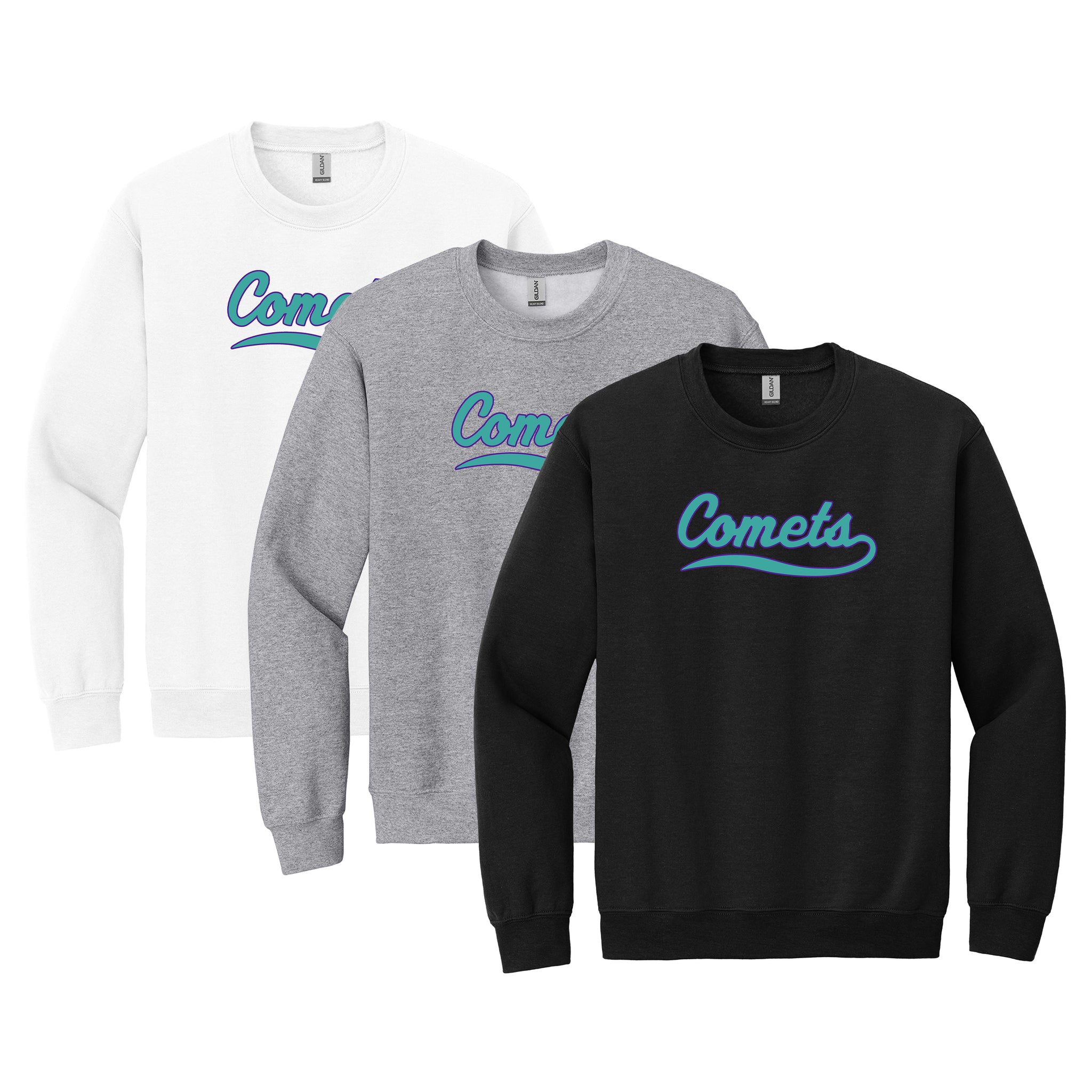 Comets Fastpitch Gildan® Heavy Blend™ Crewneck Sweatshirt