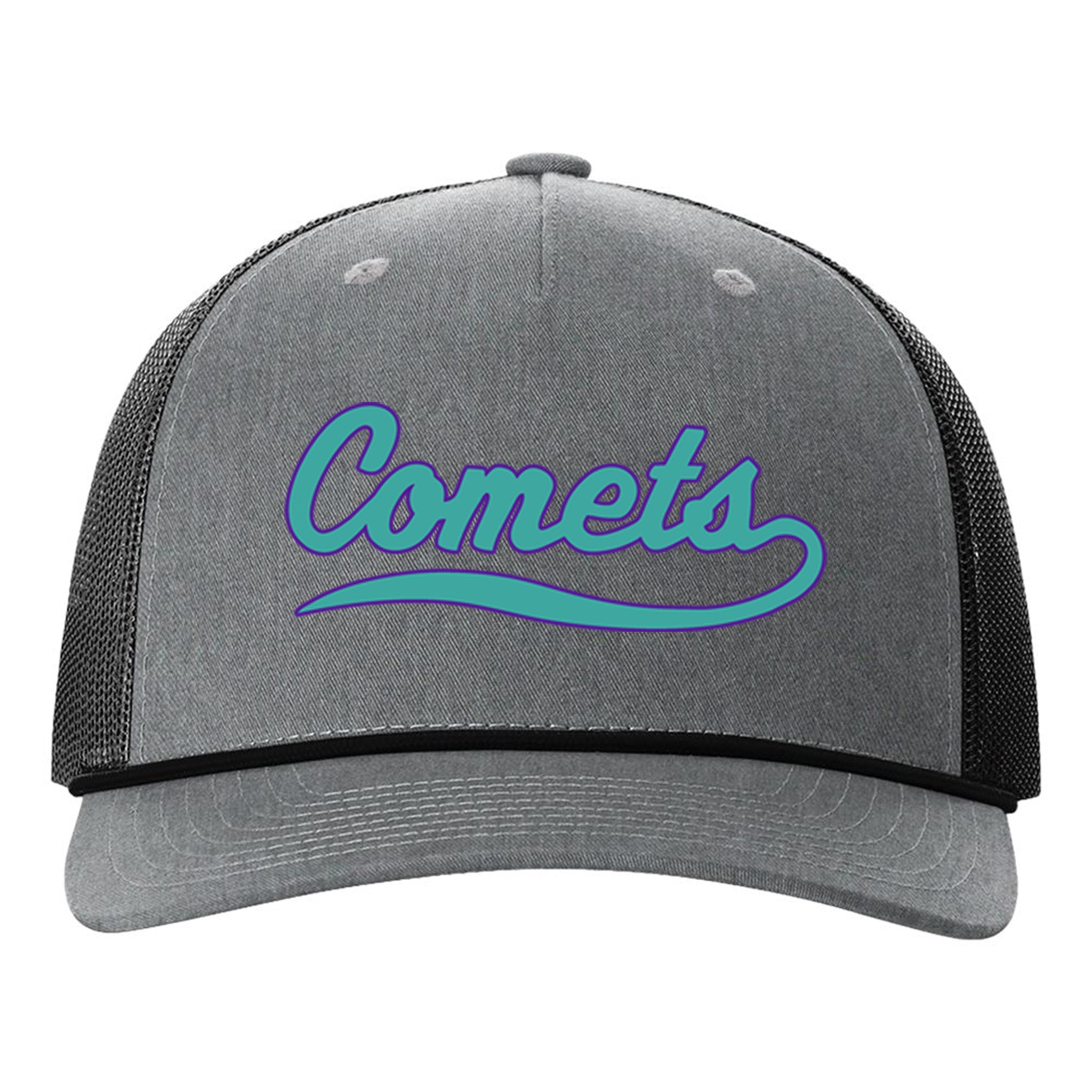 Comets Fastpitch Richardson 112FPR Five Panel Trucker with Rope Snapback