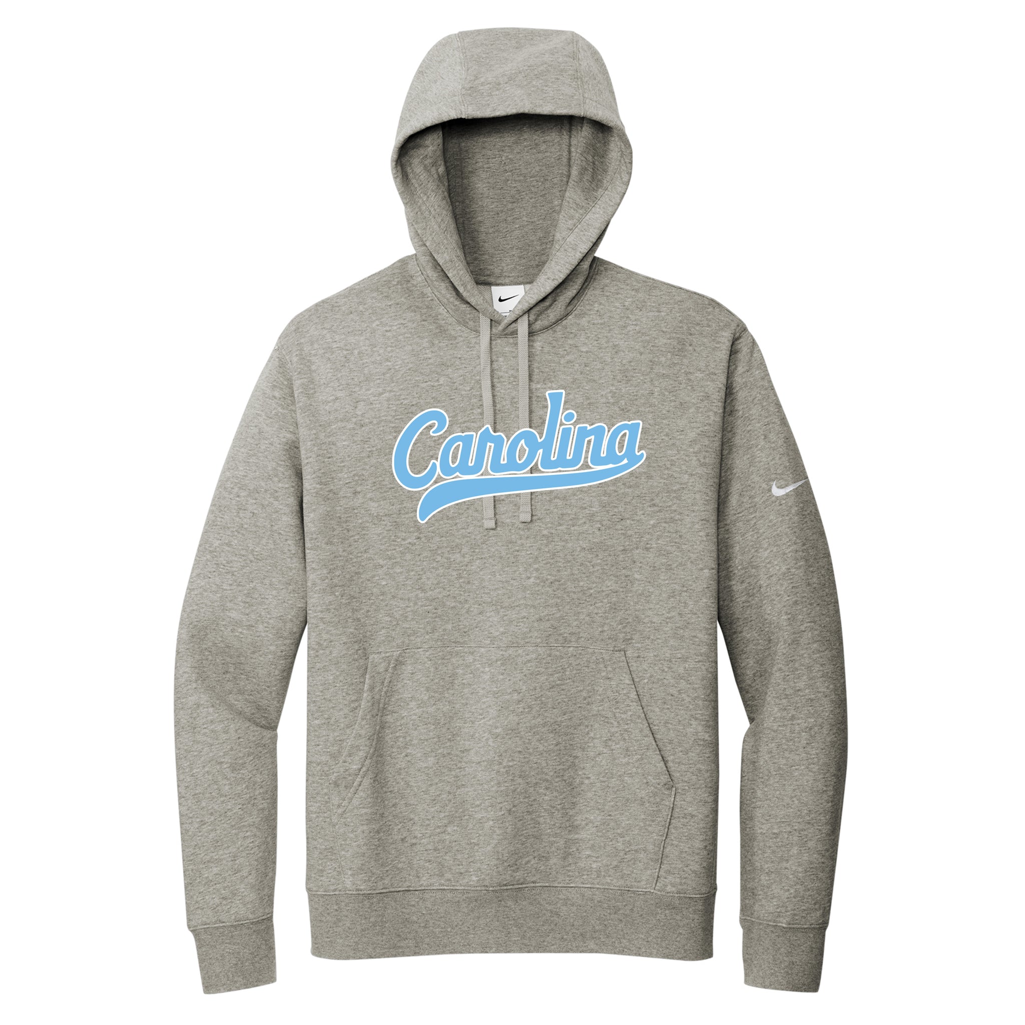 Carolina Baseball Club Nike Club Fleece Sleeve Swoosh Pullover Hoodie