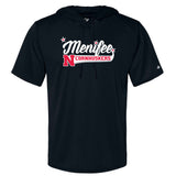 Menifee Cornhuskers Fastpitch Badger B-Core Hooded T-Shirt
