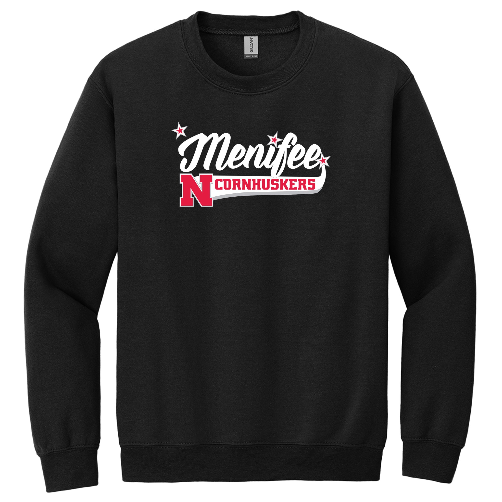 Menifee Cornhuskers Fastpitch Gildan® Heavy Blend™ Crewneck Sweatshirt