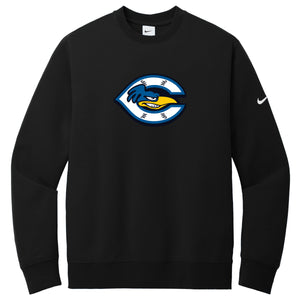 Cherryville Roadrunners Baseball Nike Club Fleece Sleeve Swoosh Crew
