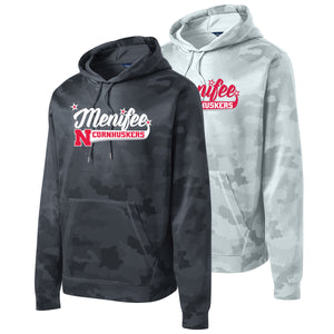 Menifee Cornhuskers Fastpitch Sport-Tek® Sport-Wick® CamoHex Fleece Hooded Pullover