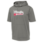 Menifee Cornhuskers Fastpitch Sport-Tek ® Sport-Wick ® Fleece Short Sleeve Hooded Pullover