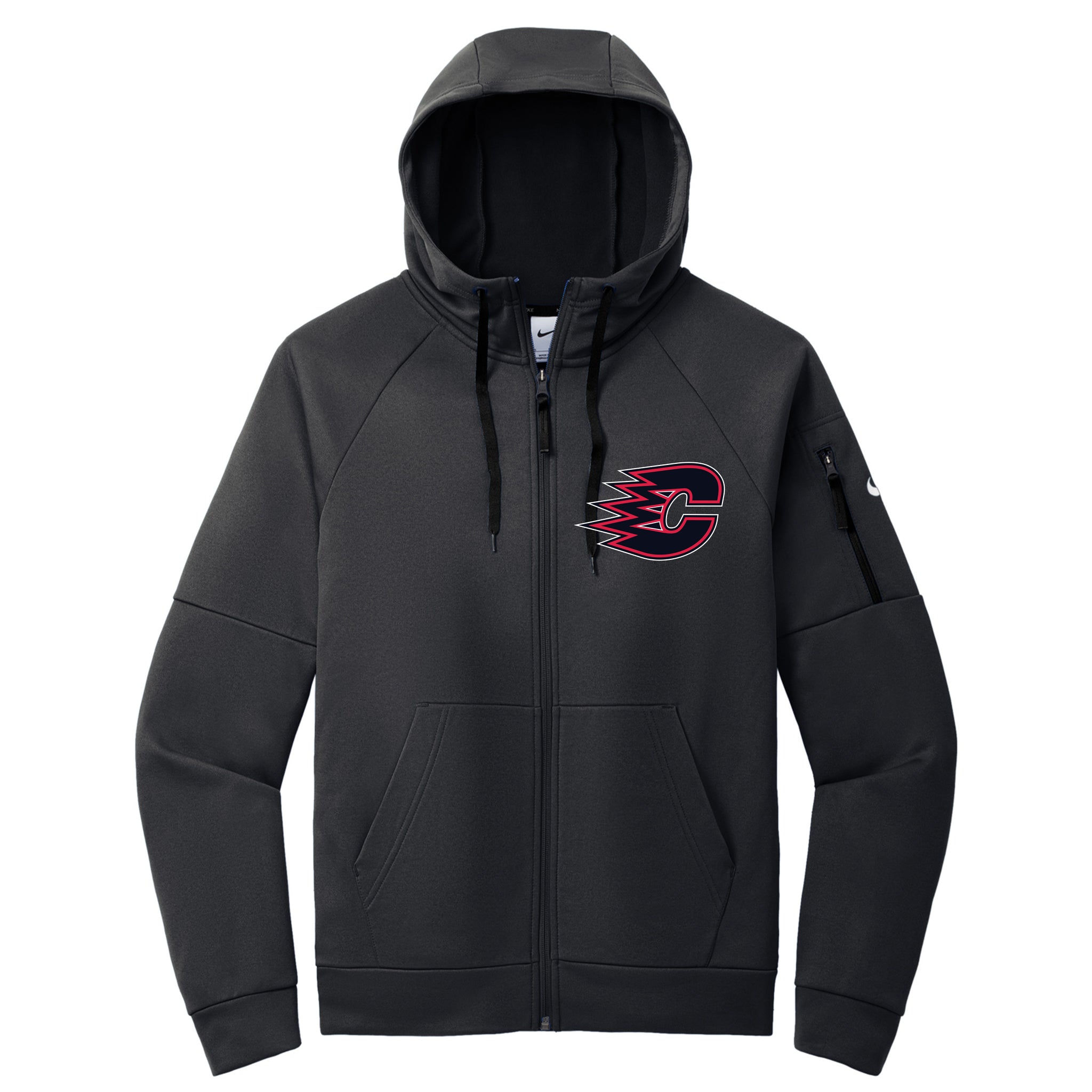 Centennial Hockey Nike Therma-FIT Pocket Full-Zip Fleece Hoodie