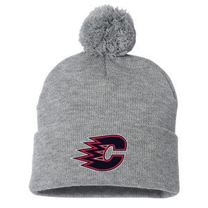 Centennial Hockey Sportsman 12" Pom-Pom Cuffed Beanie