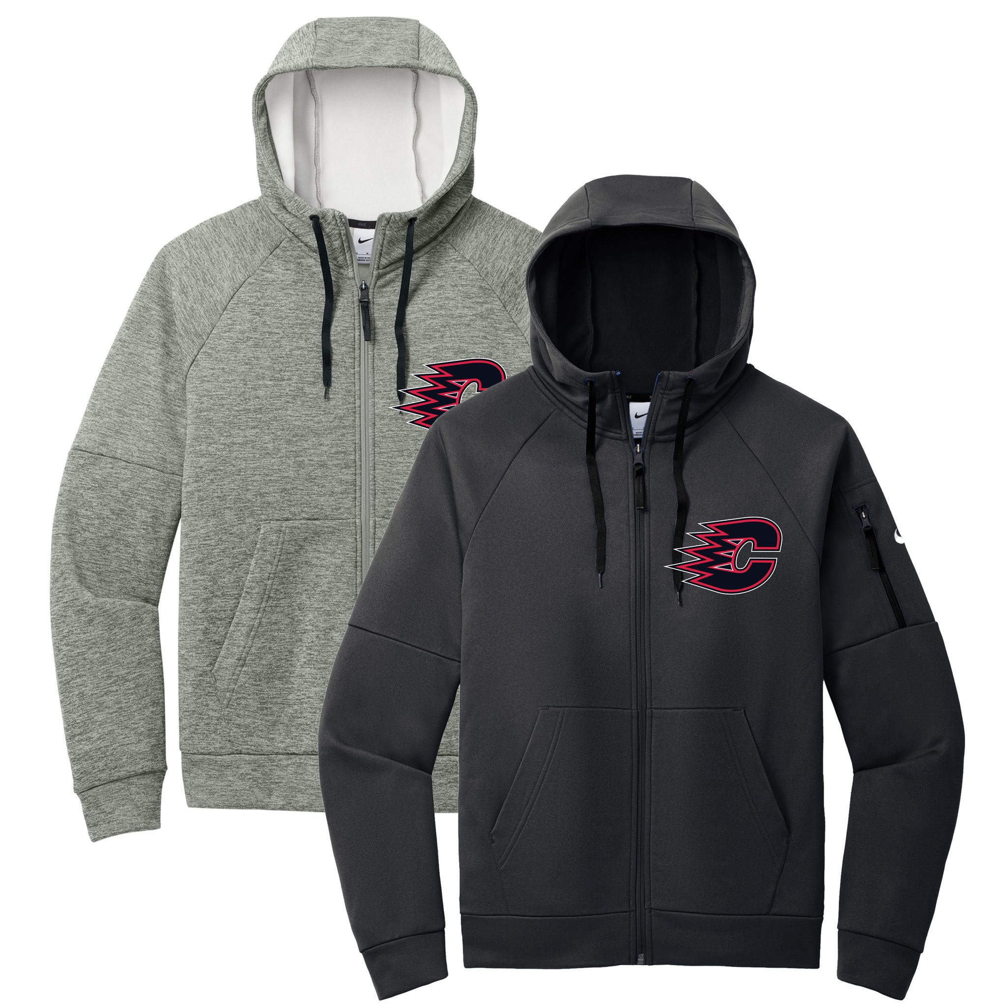 Centennial Hockey Nike Therma-FIT Pocket Full-Zip Fleece Hoodie