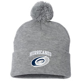 Carolina Hurricanes Sportsman 12" Pom-Pom Cuffed Beanie