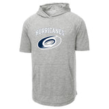 Carolina Hurricanes Sport-Tek ® PosiCharge ® Tri-Blend Wicking Short Sleeve Hoodie