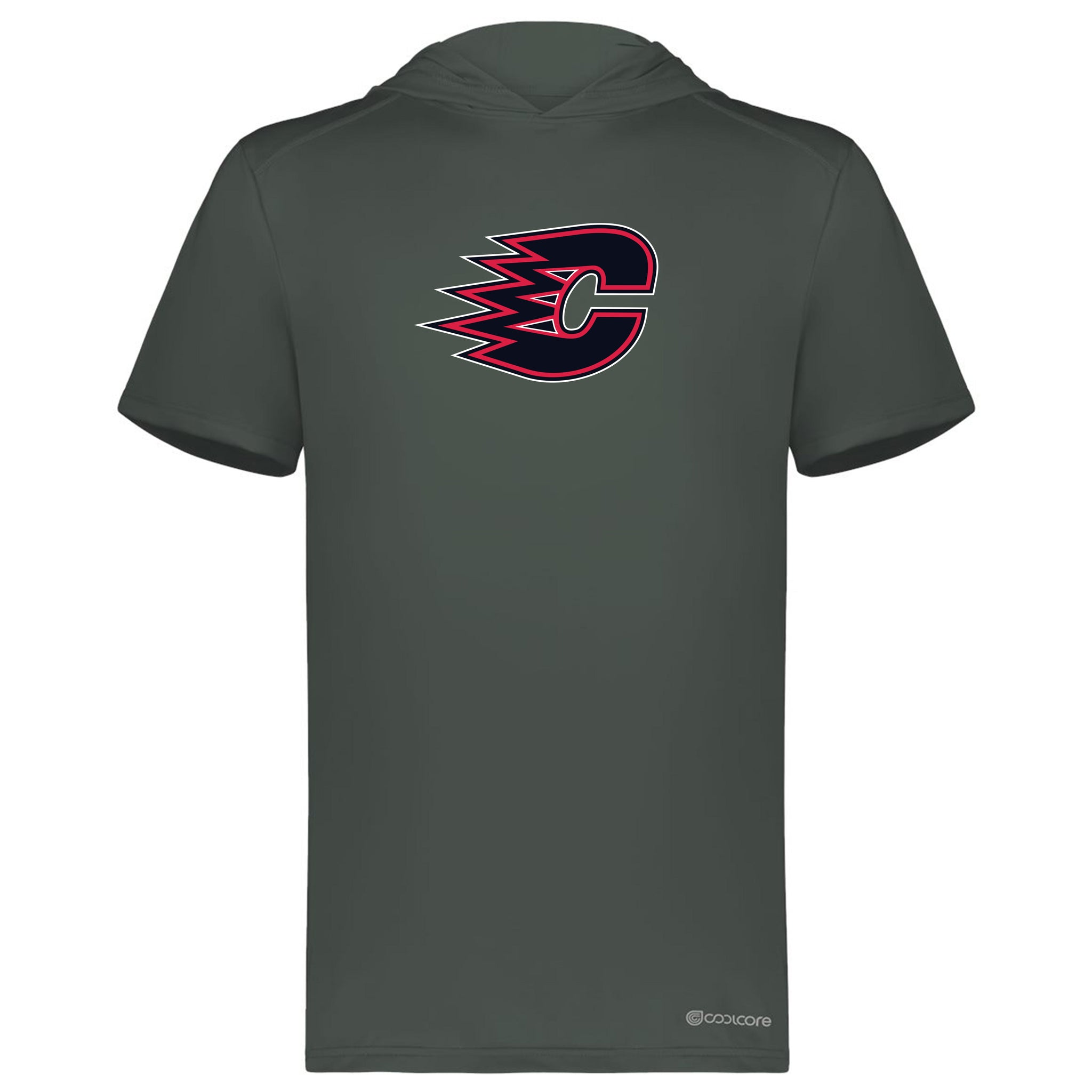 Centennial Hockey Holloway Men's Hooded T-Shirt Powered by Coolcore