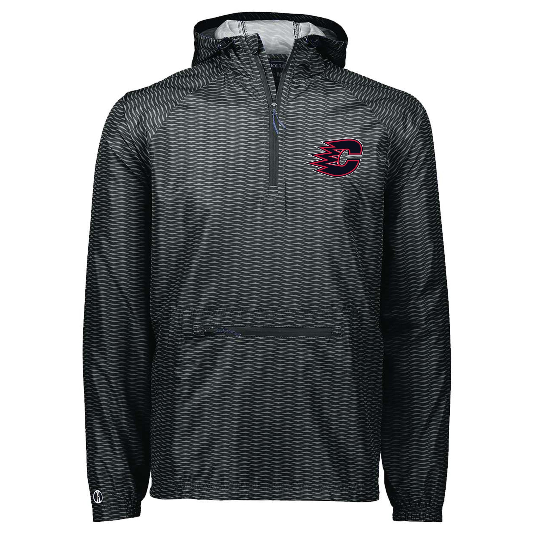 Centennial Hockey Holloway Range Hooded Packable Quarter-Zip Jacket