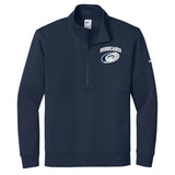 Carolina Hurricanes Nike Club Fleece Sleeve Swoosh 1/2-Zip