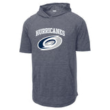 Carolina Hurricanes Sport-Tek ® PosiCharge ® Tri-Blend Wicking Short Sleeve Hoodie