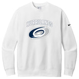 Carolina Hurricanes Nike Club Fleece Sleeve Swoosh Crew