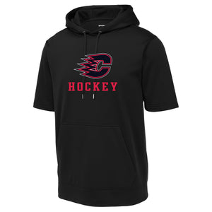 Centennial Hockey Sport-Tek ® Sport-Wick ® Fleece Short Sleeve Hooded Pullover