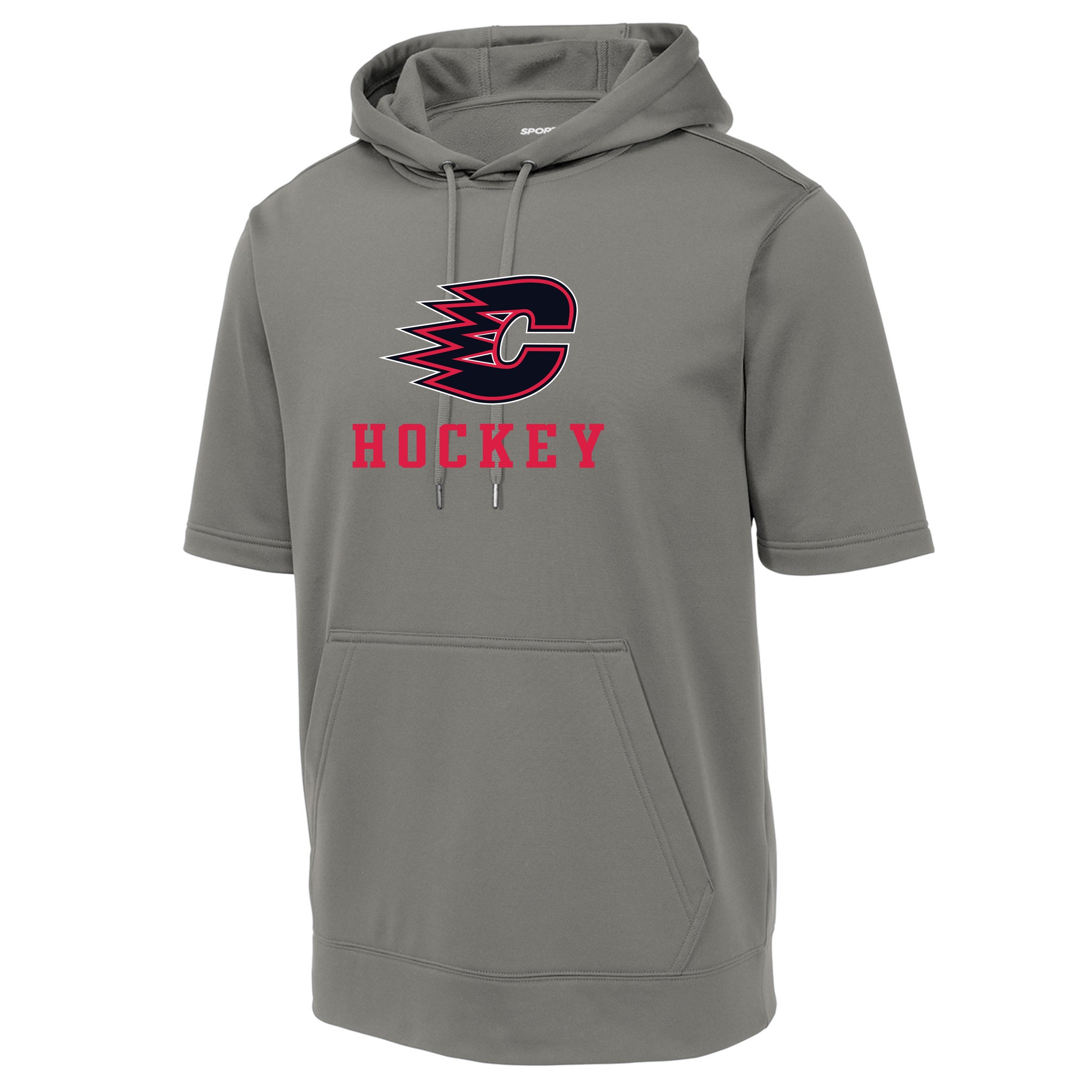 Centennial Hockey Sport-Tek ® Sport-Wick ® Fleece Short Sleeve Hooded Pullover