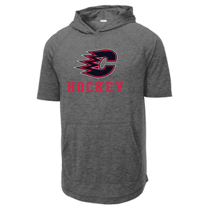 Centennial Hockey Sport-Tek ® PosiCharge ® Tri-Blend Wicking Short Sleeve Hoodie