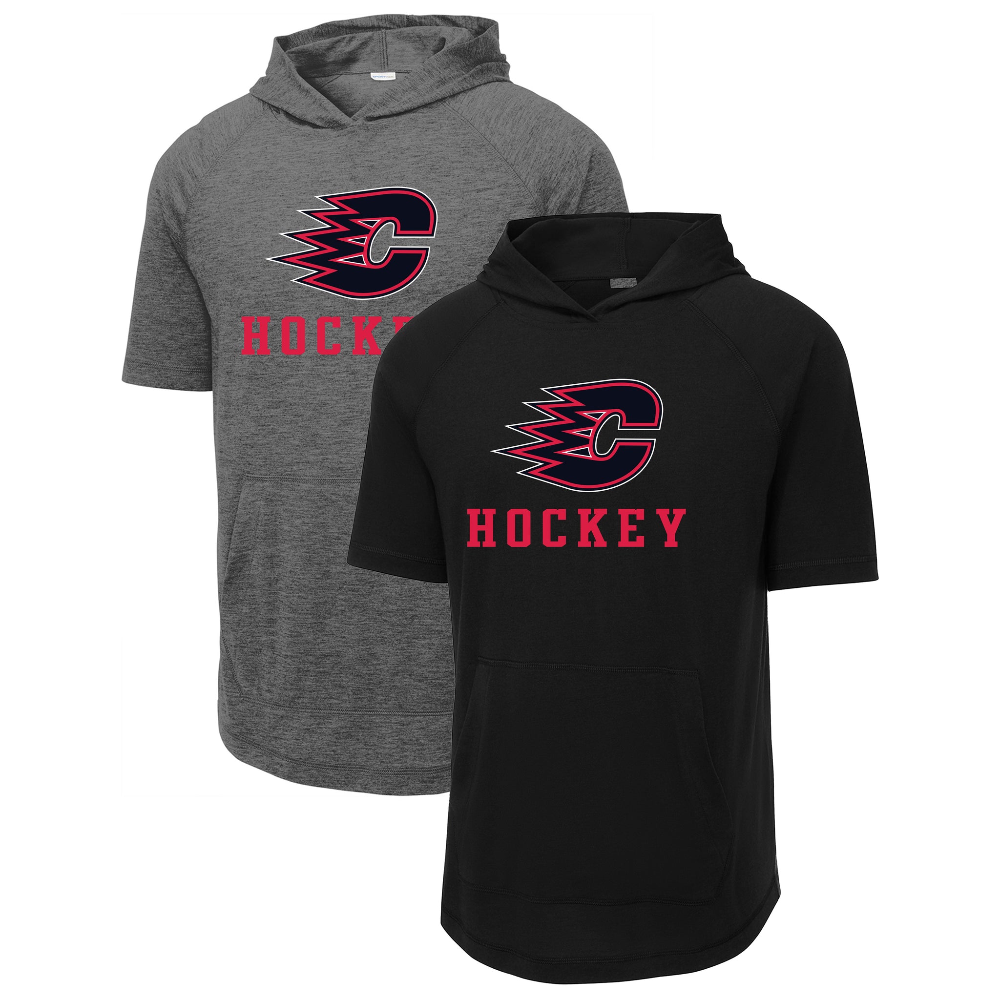 Centennial Hockey Sport-Tek ® PosiCharge ® Tri-Blend Wicking Short Sleeve Hoodie