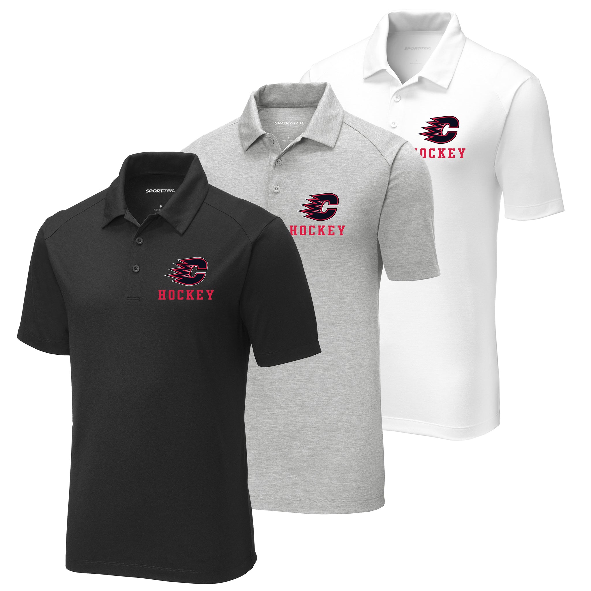 Centennial Hockey Sport-Tek ® PosiCharge ® Tri-Blend Wicking Polo