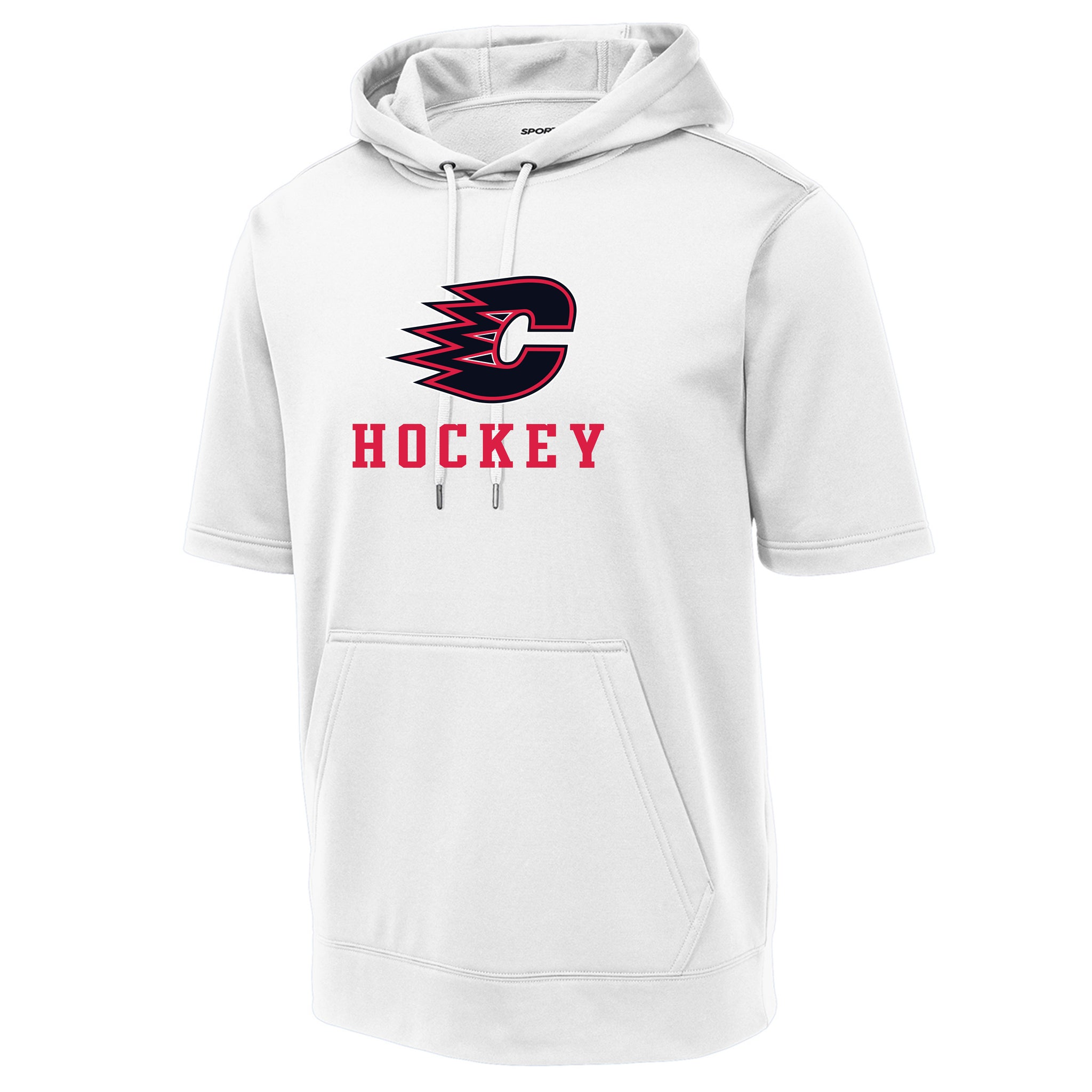 Centennial Hockey Sport-Tek ® Sport-Wick ® Fleece Short Sleeve Hooded Pullover