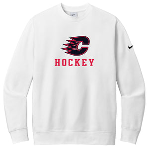 Centennial Hockey Nike Club Fleece Sleeve Swoosh Crew