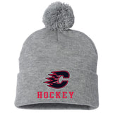 Centennial Hockey Sportsman 12" Pom-Pom Cuffed Beanie