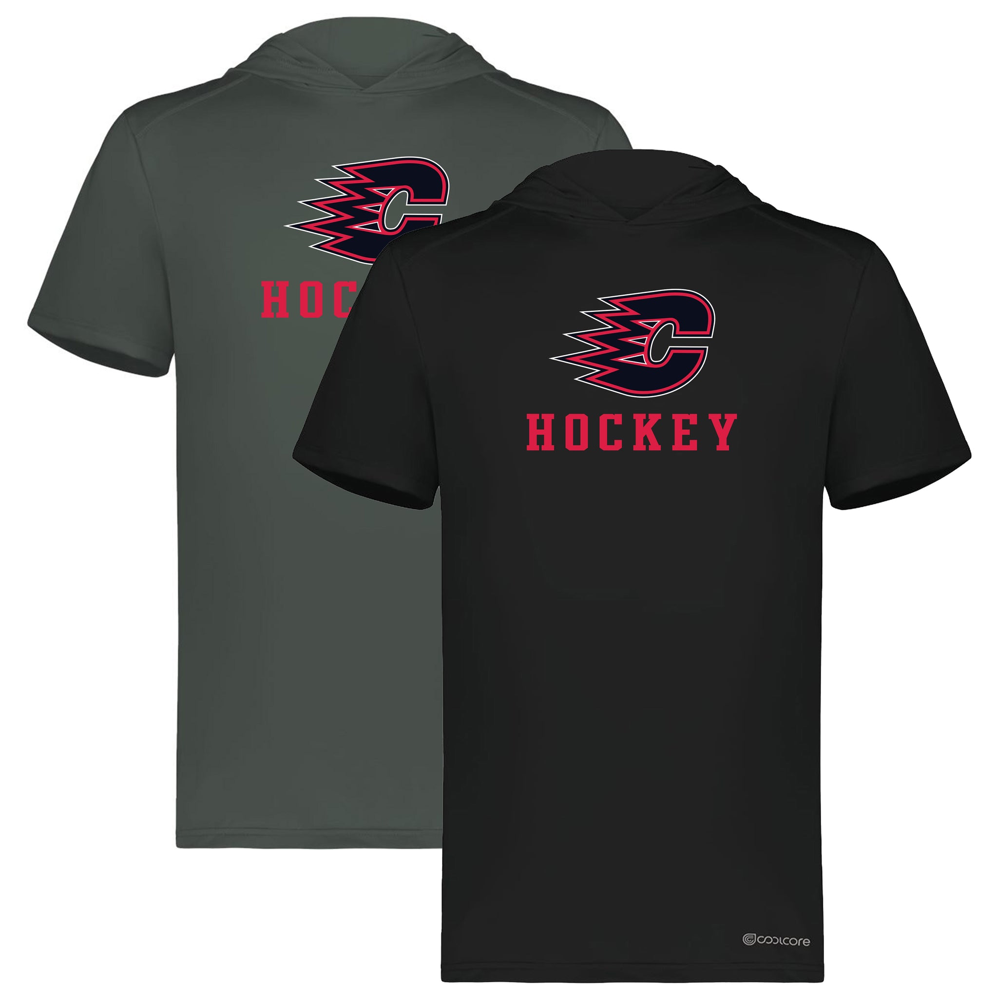 Centennial Hockey Holloway Men's Hooded T-Shirt Powered by Coolcore
