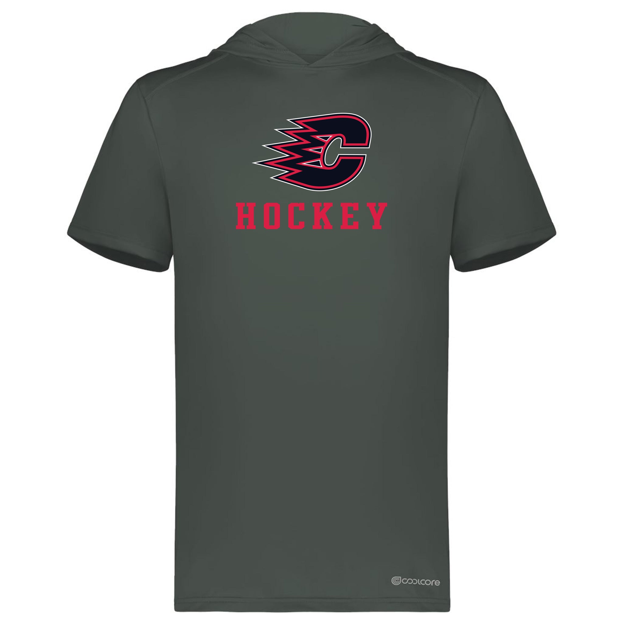 Centennial Hockey Holloway Men's Hooded T-Shirt Powered by Coolcore