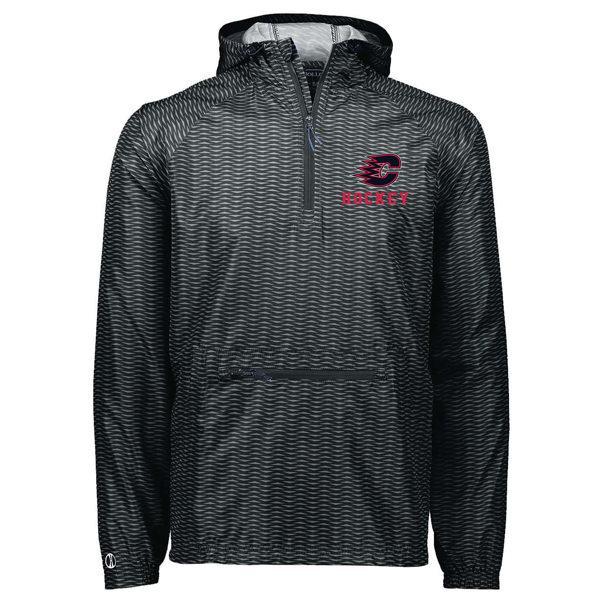 Centennial Hockey Holloway Range Hooded Packable Quarter-Zip Jacket