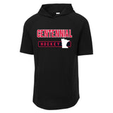 Centennial Hockey Sport-Tek ® PosiCharge ® Tri-Blend Wicking Short Sleeve Hoodie