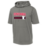 Centennial Hockey Sport-Tek ® Sport-Wick ® Fleece Short Sleeve Hooded Pullover