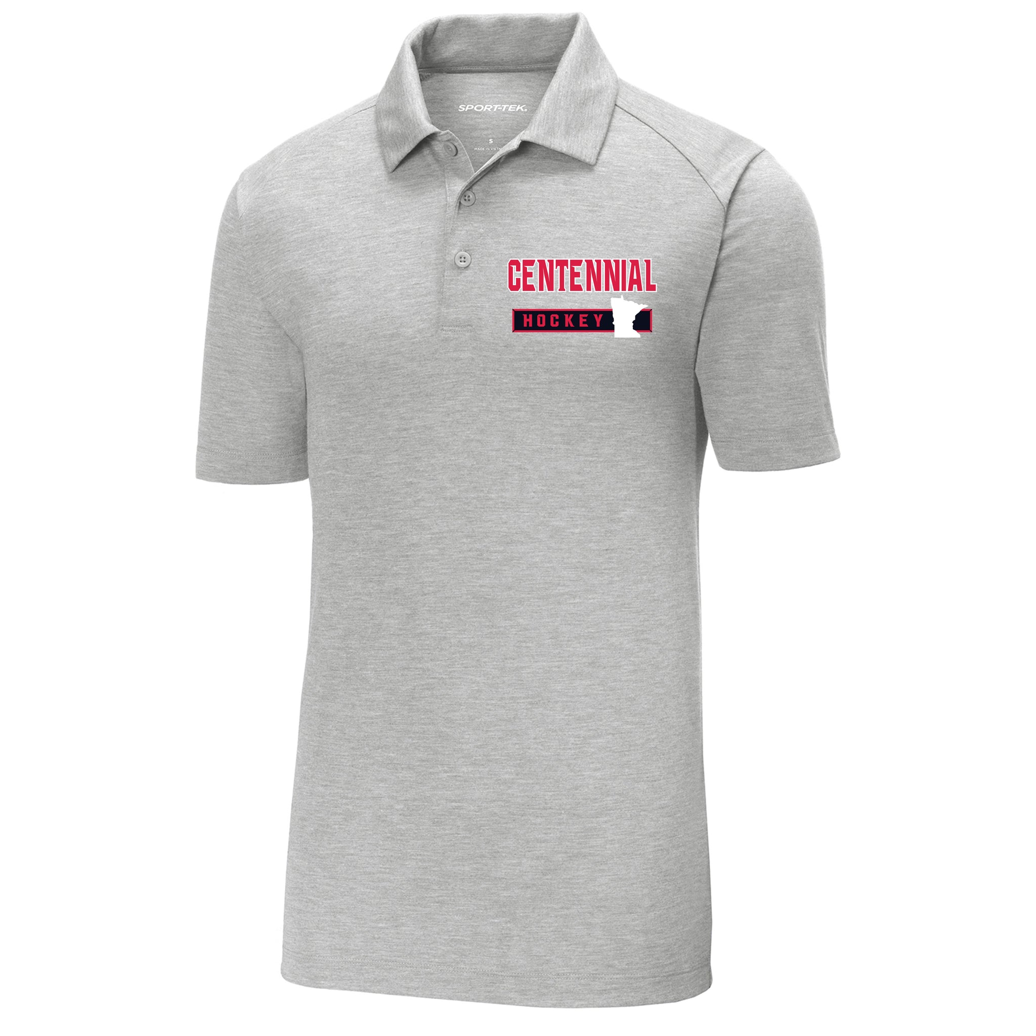 Centennial Hockey Sport-Tek ® PosiCharge ® Tri-Blend Wicking Polo