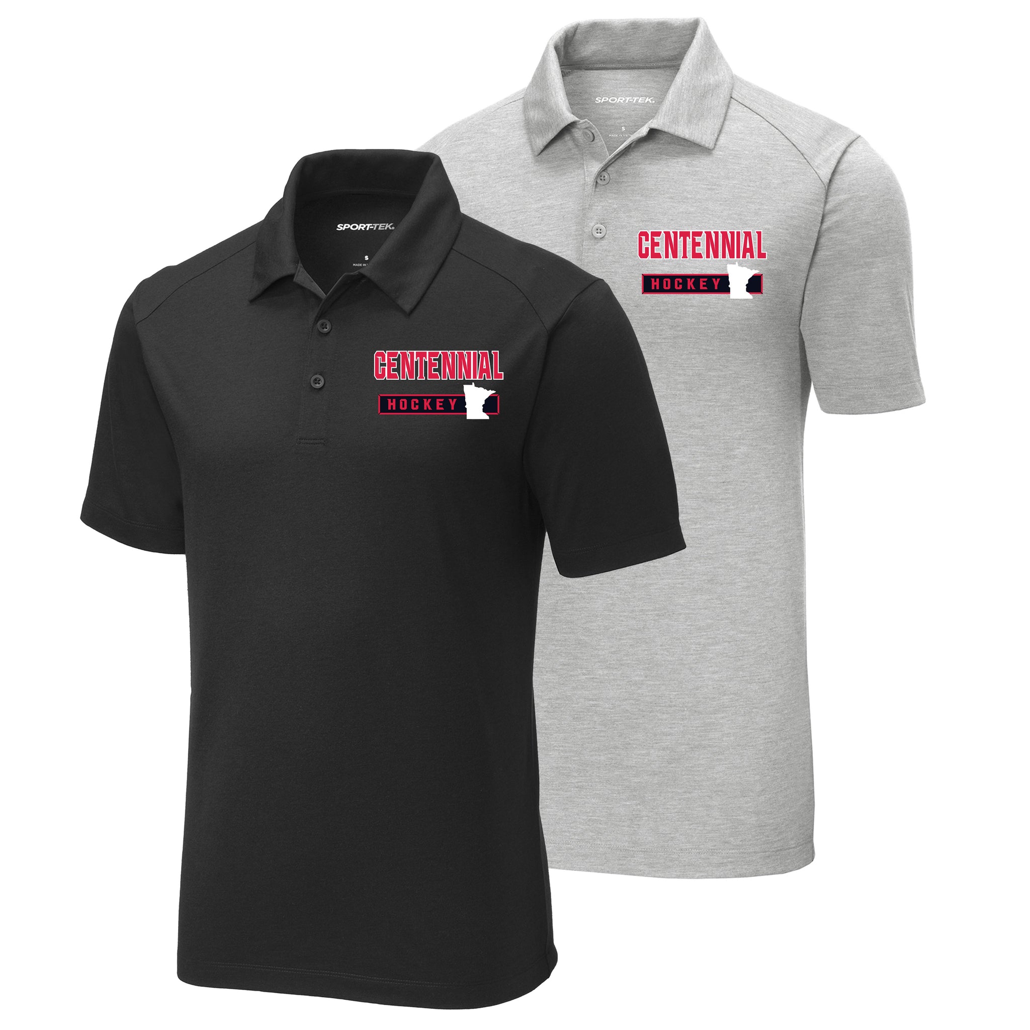 Centennial Hockey Sport-Tek ® PosiCharge ® Tri-Blend Wicking Polo