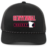 Centennial Hockey Pacific Headwear 104BR Trucker Snapback Braid Cap