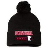 Centennial Hockey Sportsman 12" Pom-Pom Cuffed Beanie